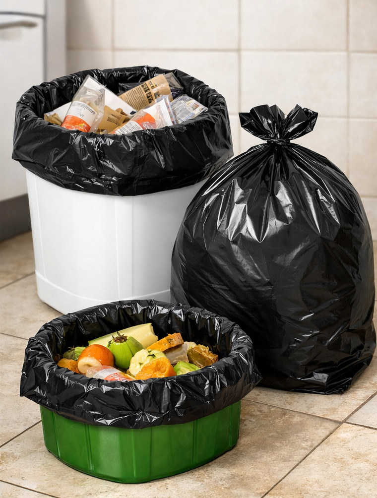 Garbage Bags for Dry & Wet Waste