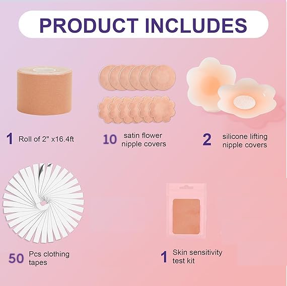 Premium Boob Tape Combo Pack