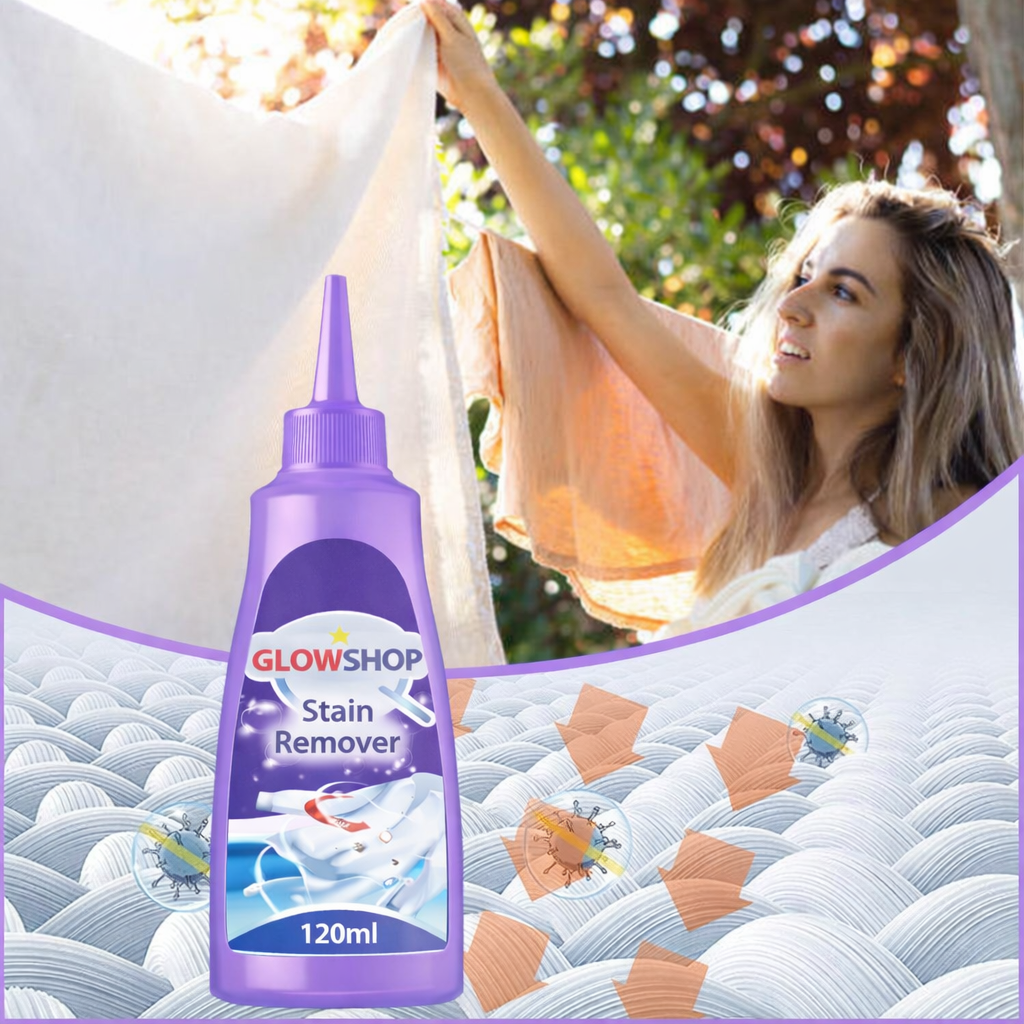 Laundry Cloth Stain Remover | Deep Cleaning Detergent for White, Dark & Colored Fabrics | Powerful Oil & Stubborn Stain Cleaner