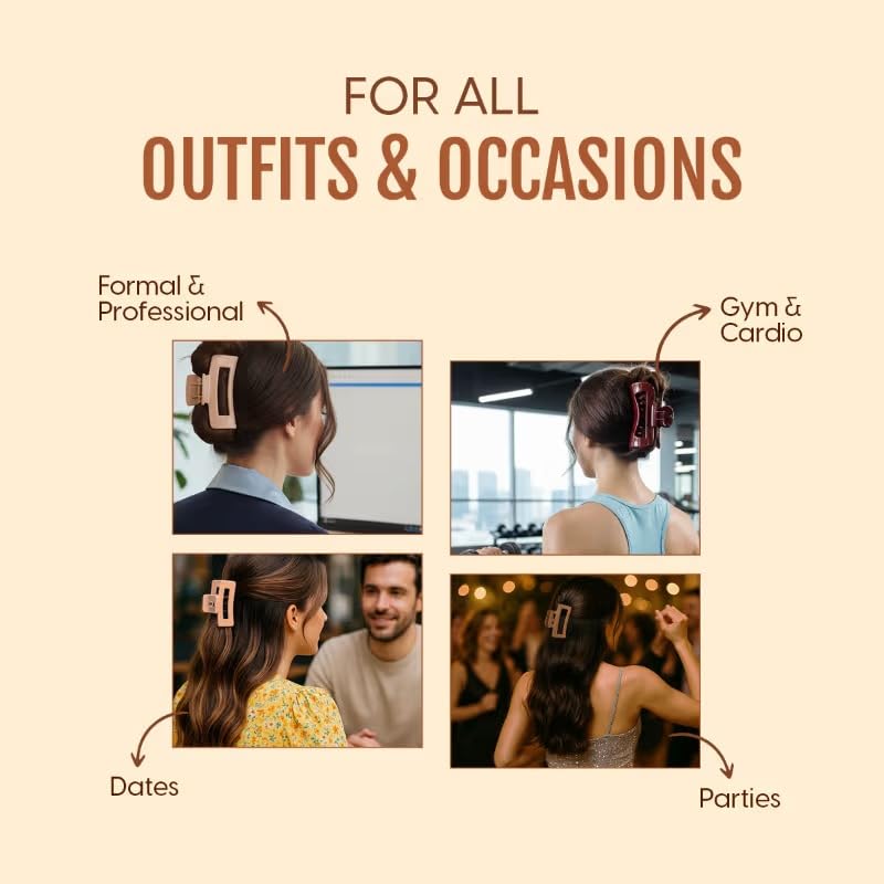 Flexible Silicone Hair Clips | Buy 1 Get 1 Free |