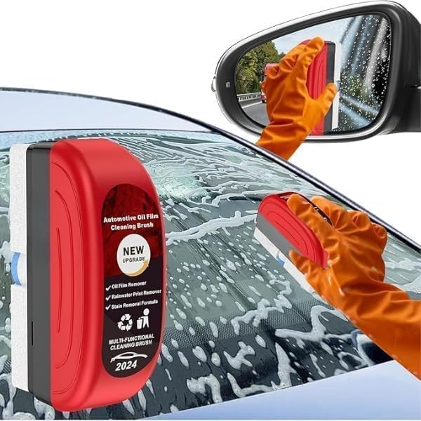 Pack of 3 Car Glass Cleaning Kit
