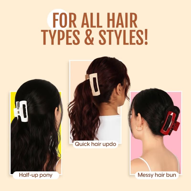 Flexible Silicone Hair Clips | Buy 1 Get 1 Free |