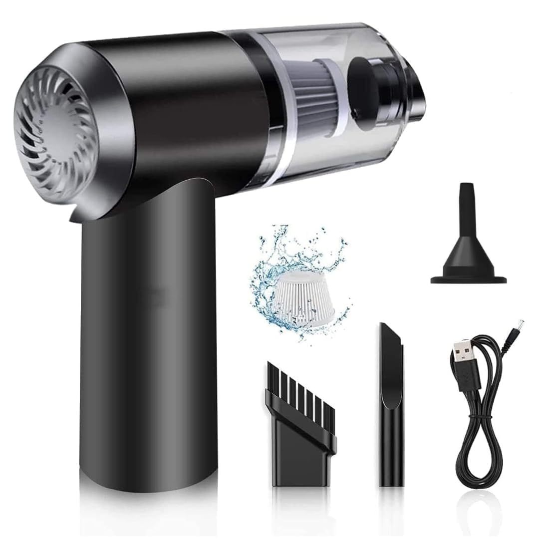 7-in-1 Car Cleaning  Kit – Vacuum,  Duster, Brush & Towel Cleaning Wipes Repair Rubber Nails