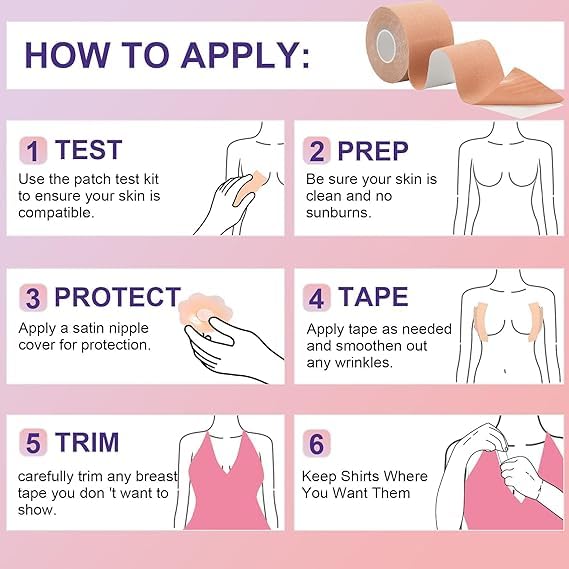 Premium Boob Tape Combo Pack