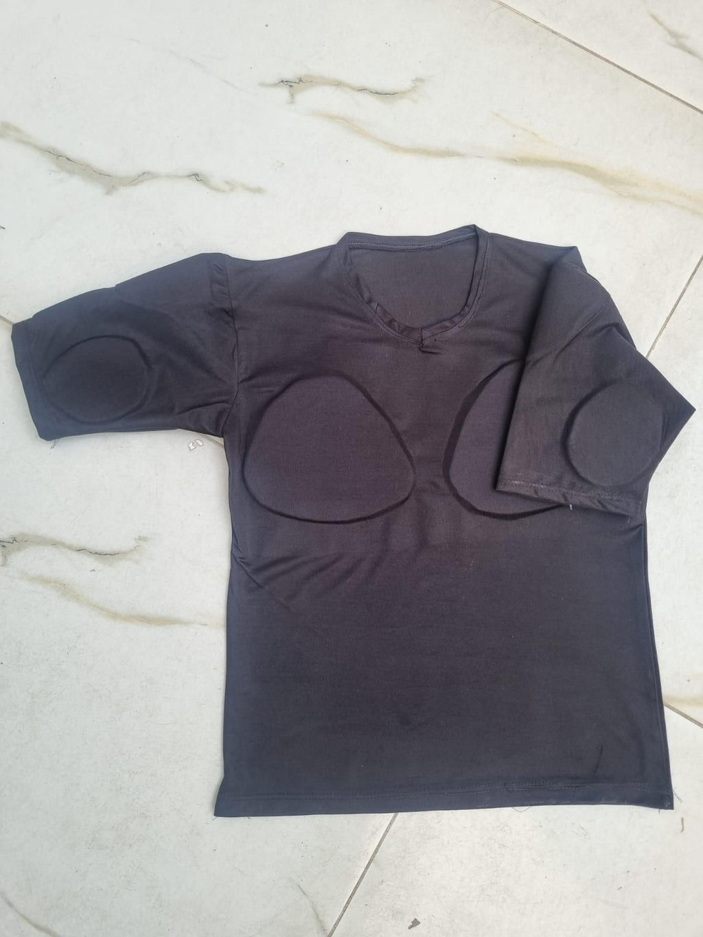 Mens V-Neck Body Shaper Compression T-Shirt