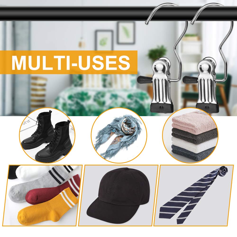 Portable Multipurpose Stainless Steel Hanger Clips Hooks