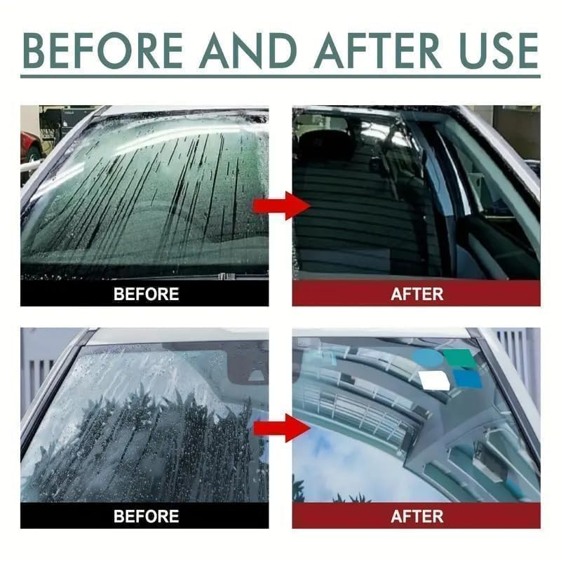 Pack of 3 Car Glass Cleaning Kit