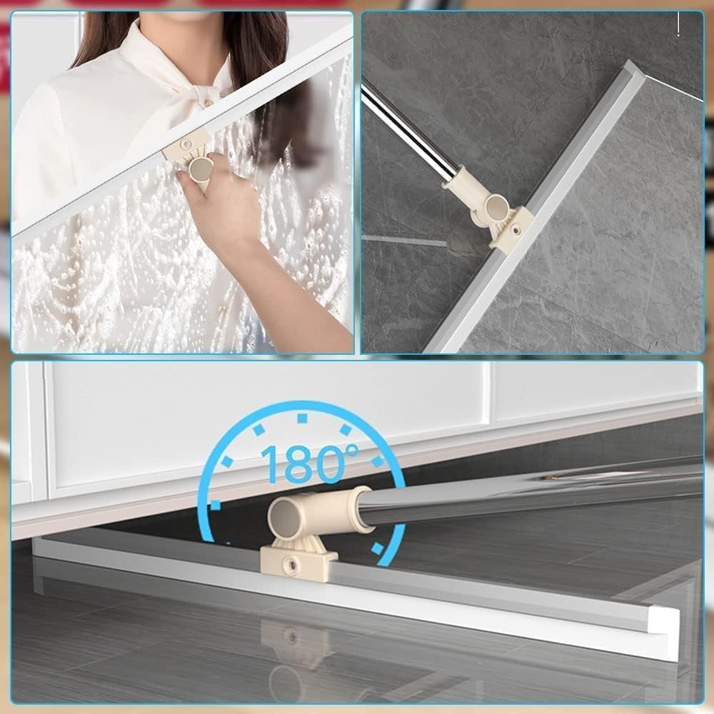 Multipurpose Wiper | Adjustable Silicon Blade | 180° Rotating Head