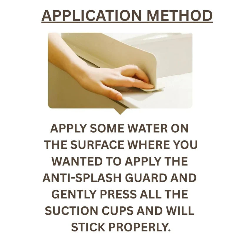 SplashShield™ – Sink Splash Guard | Flexible Silicone | Keeps Counters Dry & Clean 🔥BUY 1 GET 1 FREE🔥