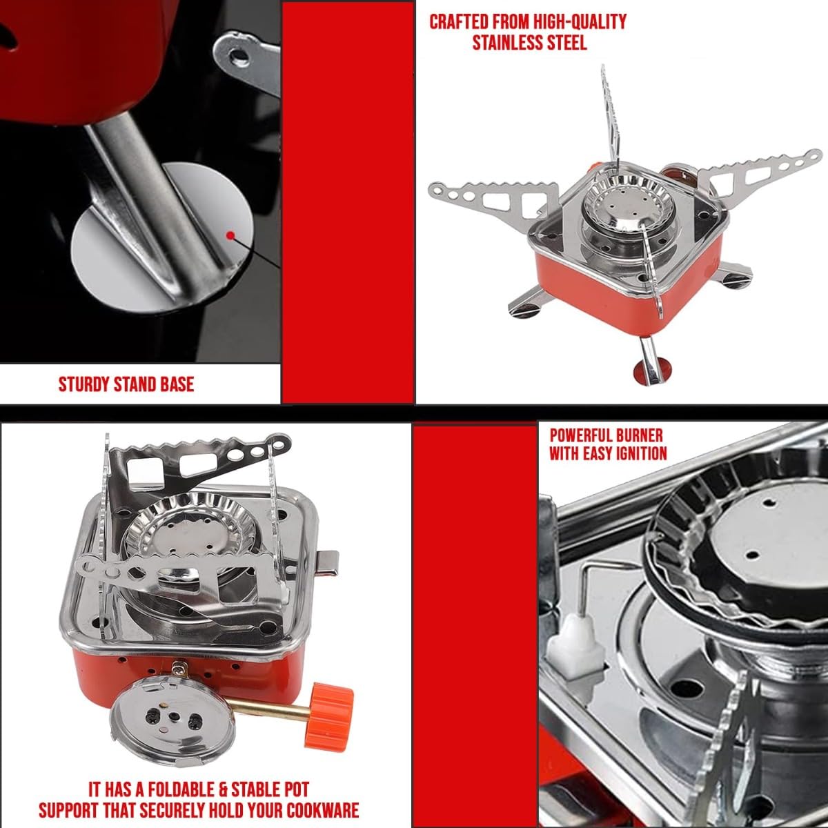 Portable Camping Gas Stove with cylinder