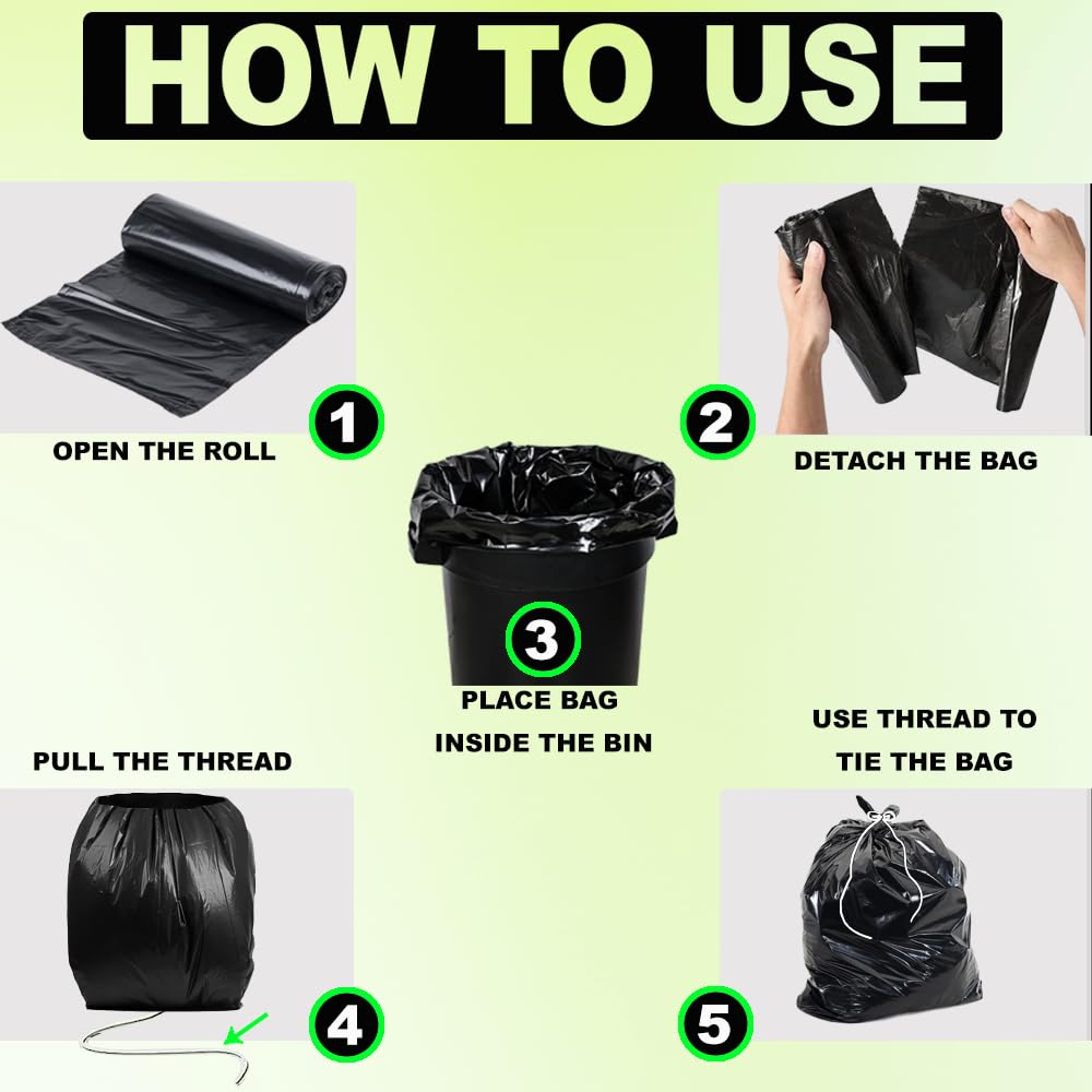 Garbage Bags for Dry & Wet Waste