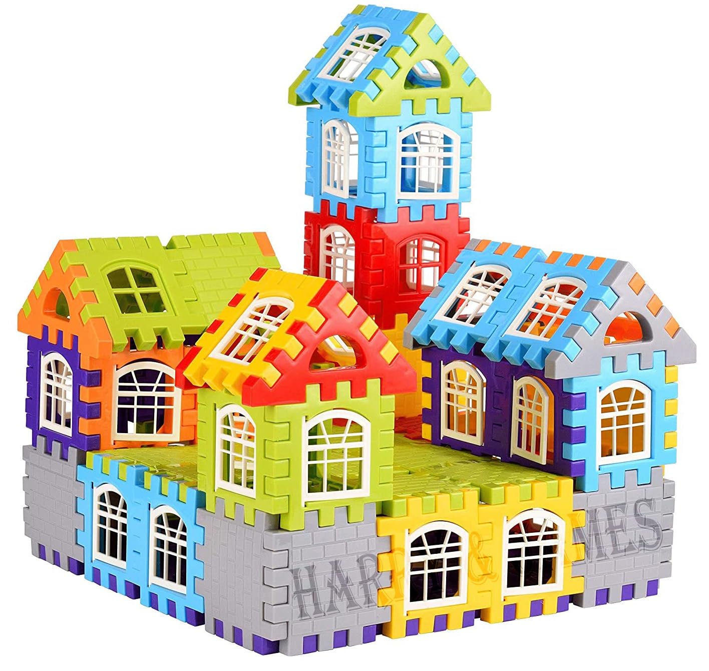 HRK My Happy House Building Blocks Toy Set – 50 Pieces