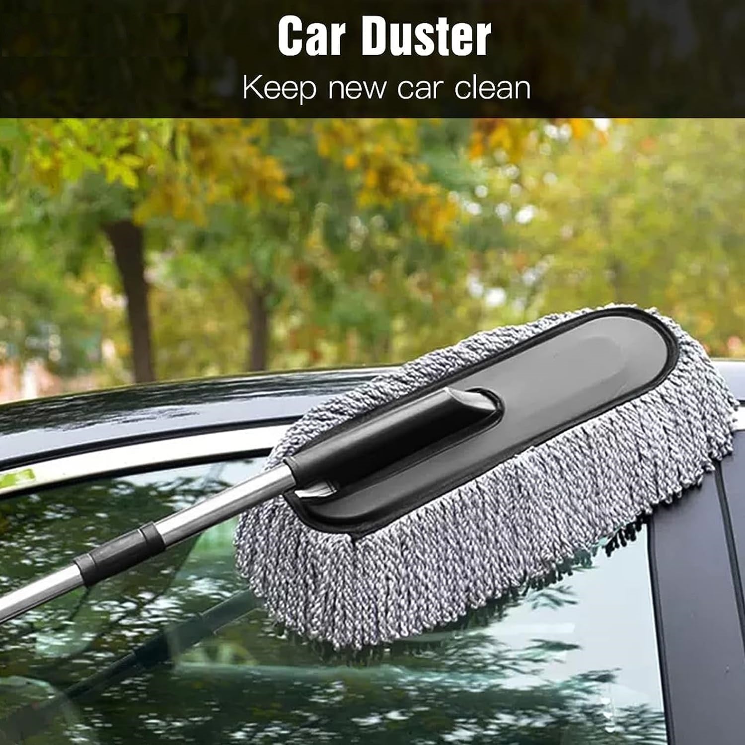 7-in-1 Car Cleaning  Kit – Vacuum,  Duster, Brush & Towel Cleaning Wipes Repair Rubber Nails