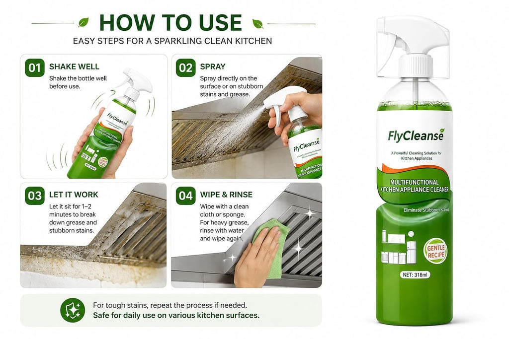 All Purpose Cleaner Suitable for Kitchen, Bathroom, Tap, Shower, Tiles, Mirror (Pack Of 3)