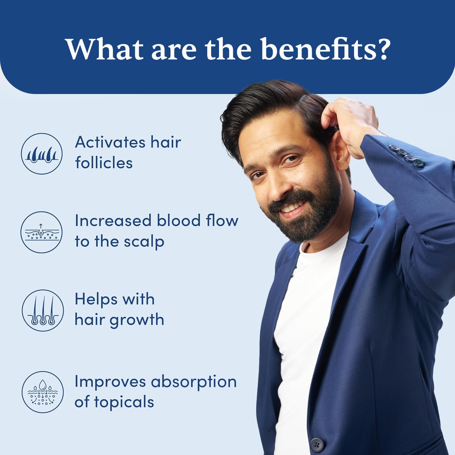 Derma Roller 0.5 mm – For Hair Growth, Beard Growth & Skin Rejuvenation