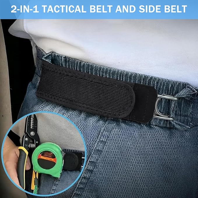 Unisex Buckle-Less Stretch Belt - Black