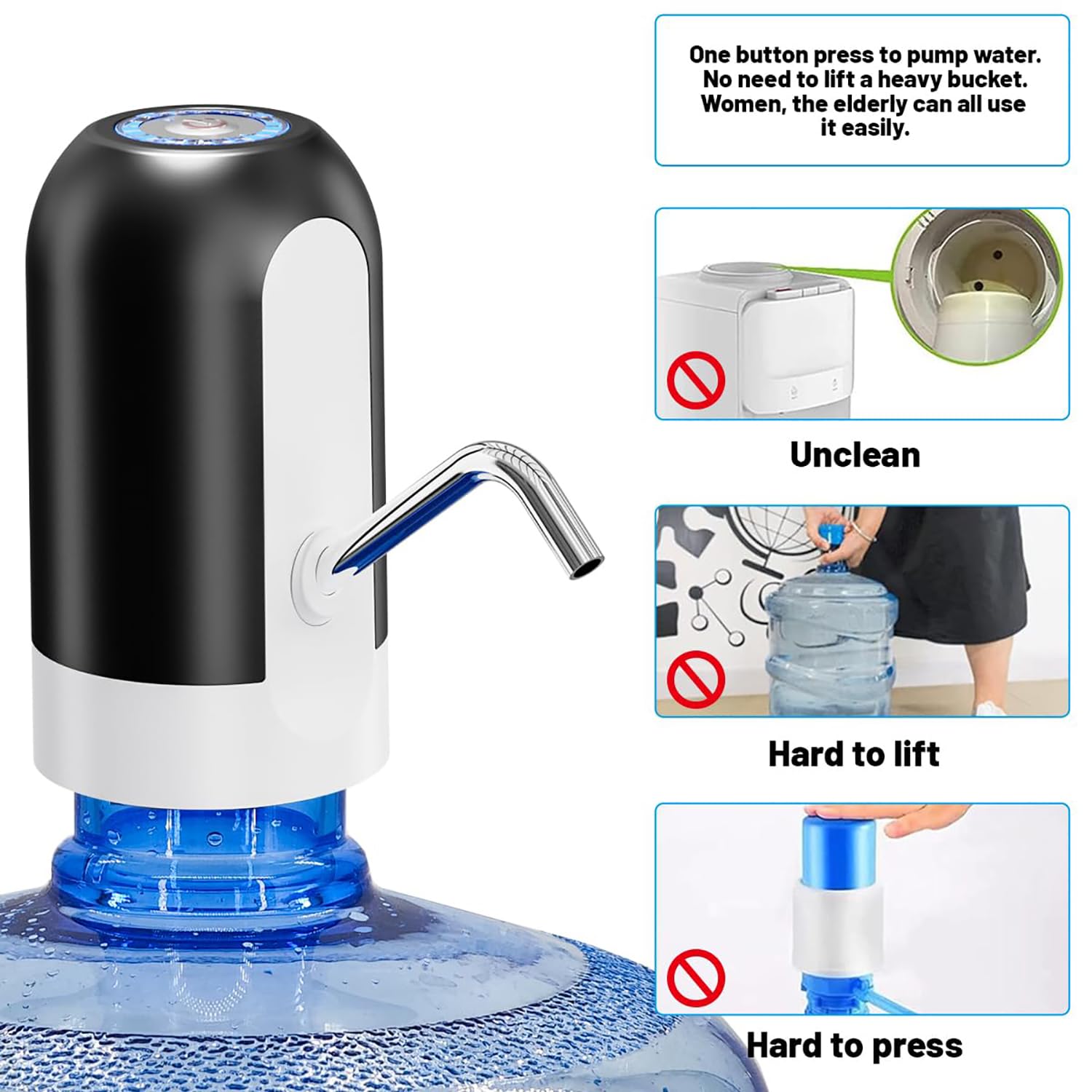 Automatic Electric Water, Oil & Liquid Dispenser Pump