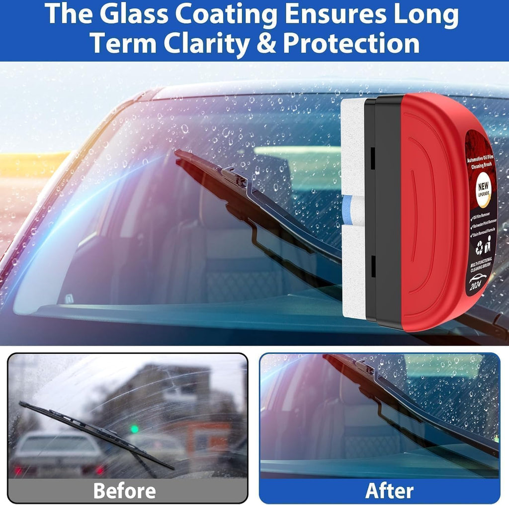 Pack of 3 Car Glass Cleaning Kit