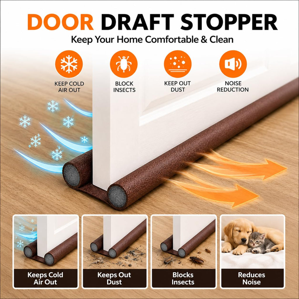 Door Guard And Gap Seal Protector ( Pack Of 4 )