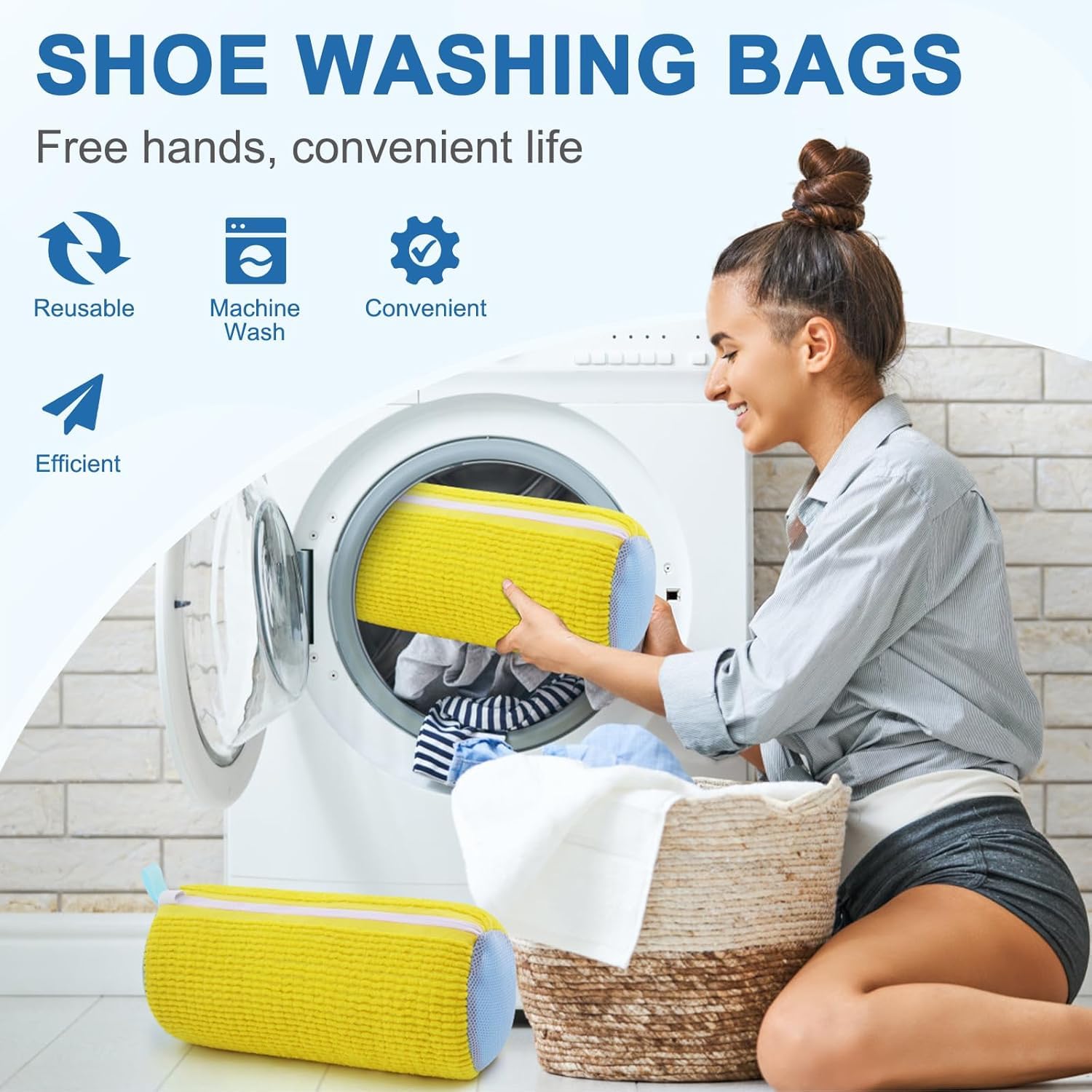 Shoe Washing Machine Bag