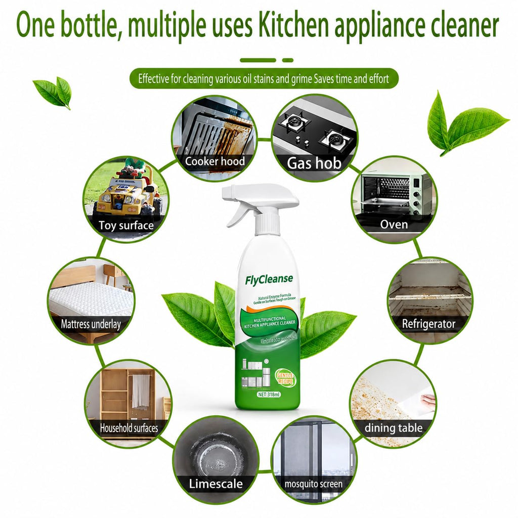 All Purpose Cleaner Suitable for Kitchen, Bathroom, Tap, Shower, Tiles, Mirror (Pack Of 3)