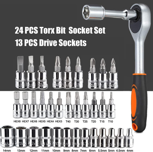 46-in-1 Tool Kit & Screwdriver Set
