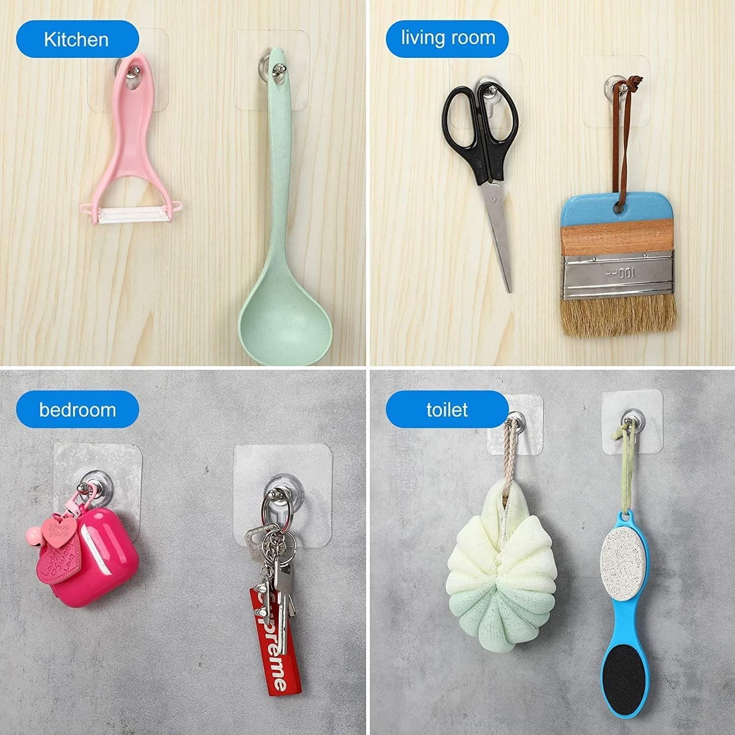 Wall-Mounted Screw Hook | Pack of 20 |