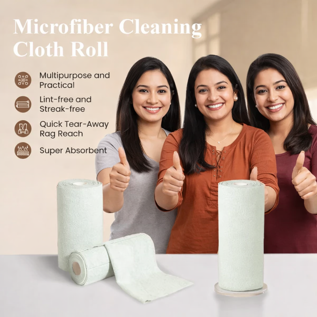Microfiber Cleaning Cloth Roll