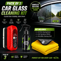 Pack of 3 Car Glass Cleaning Kit