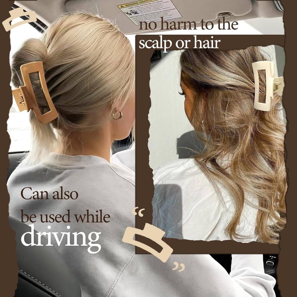 Flexible Silicone Hair Clips | Buy 1 Get 1 Free |