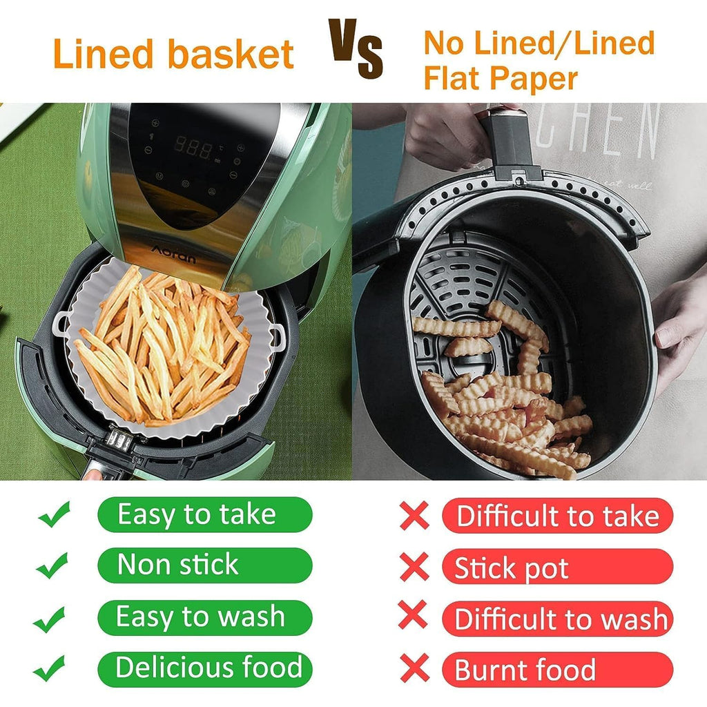 Silicone Air Fryer Liner Basket