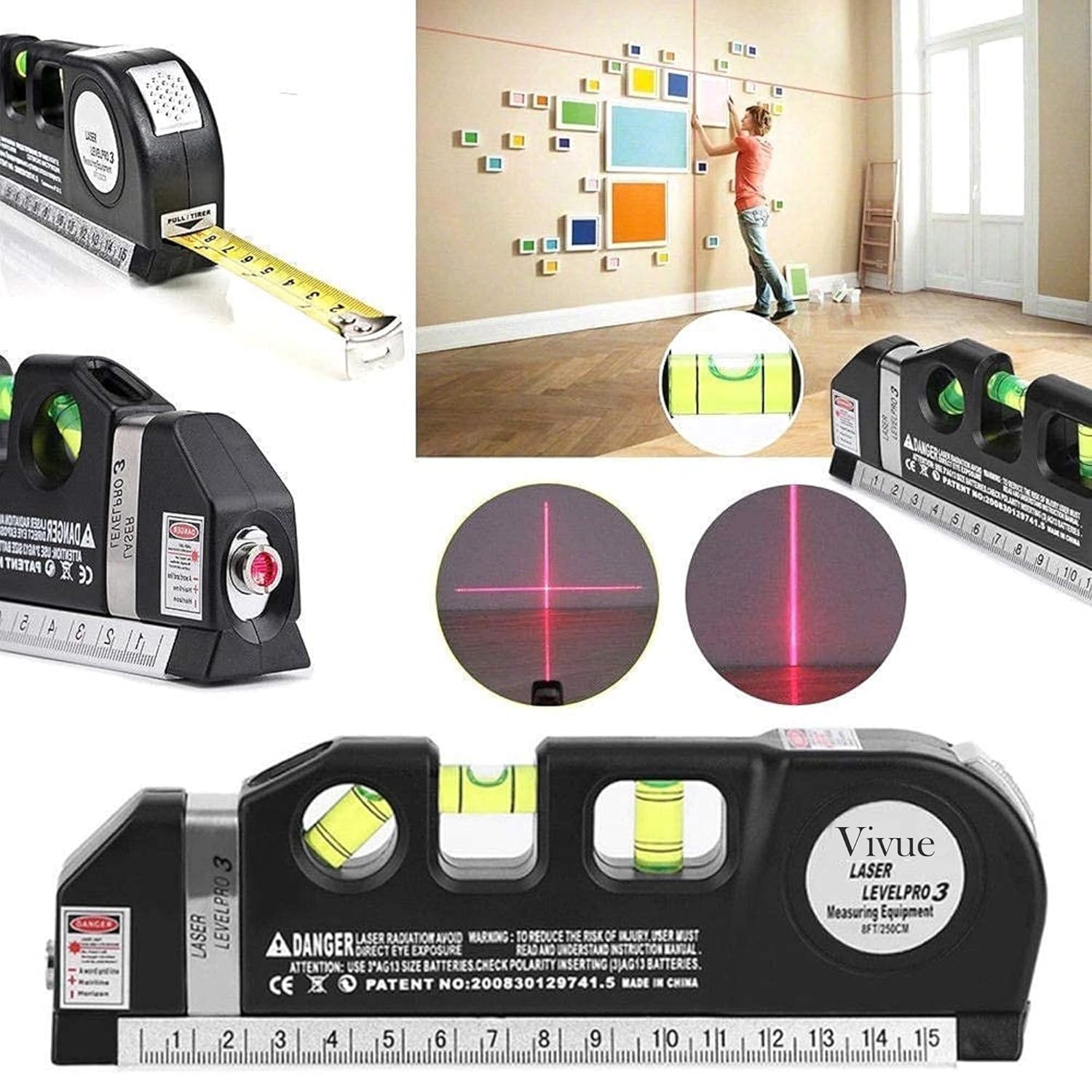 Laser Level Line Tool, Multipurpose level Kit