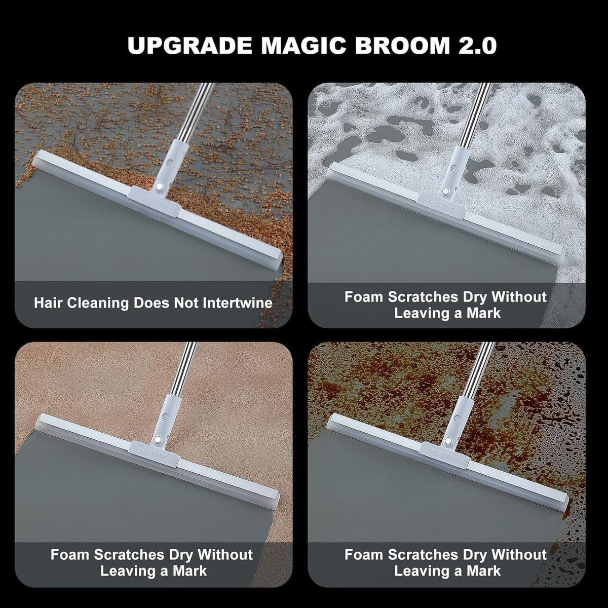 Multipurpose Wiper | Adjustable Silicon Blade | 180° Rotating Head