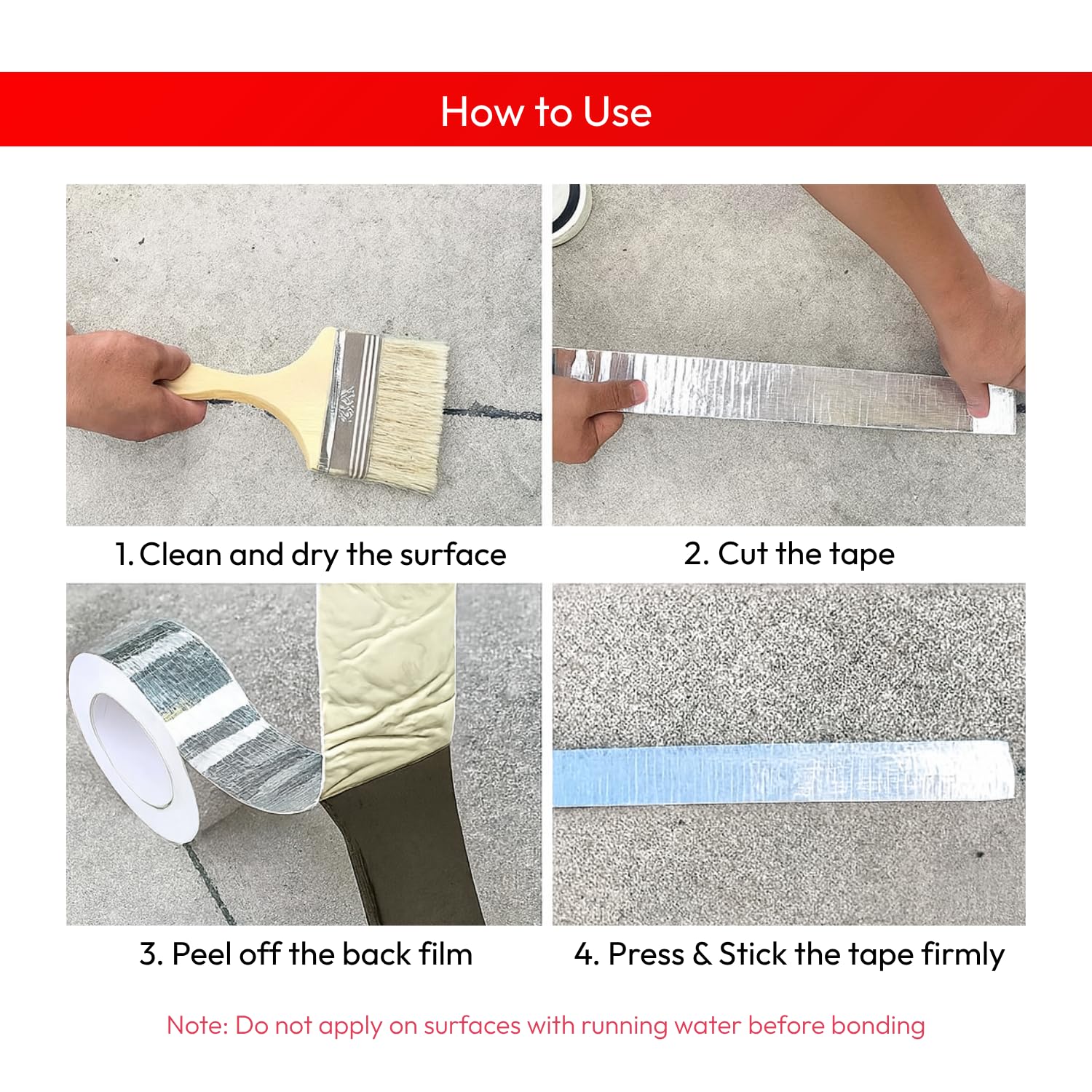 Waterproof Repair Tape for Pipe & Roof Leakage