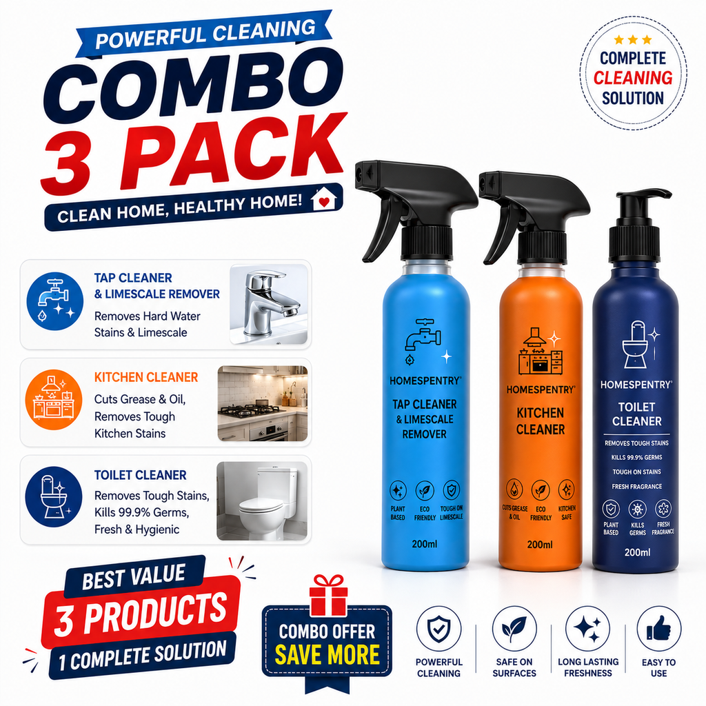 Powerful 3-Pack – Toilet, Tap & Kitchen Cleaner