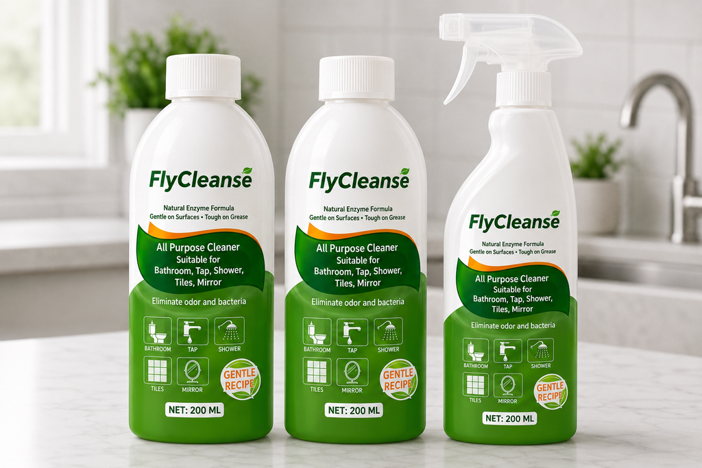 All Purpose Cleaner Suitable for Kitchen, Bathroom, Tap, Shower, Tiles, Mirror (Pack Of 3)