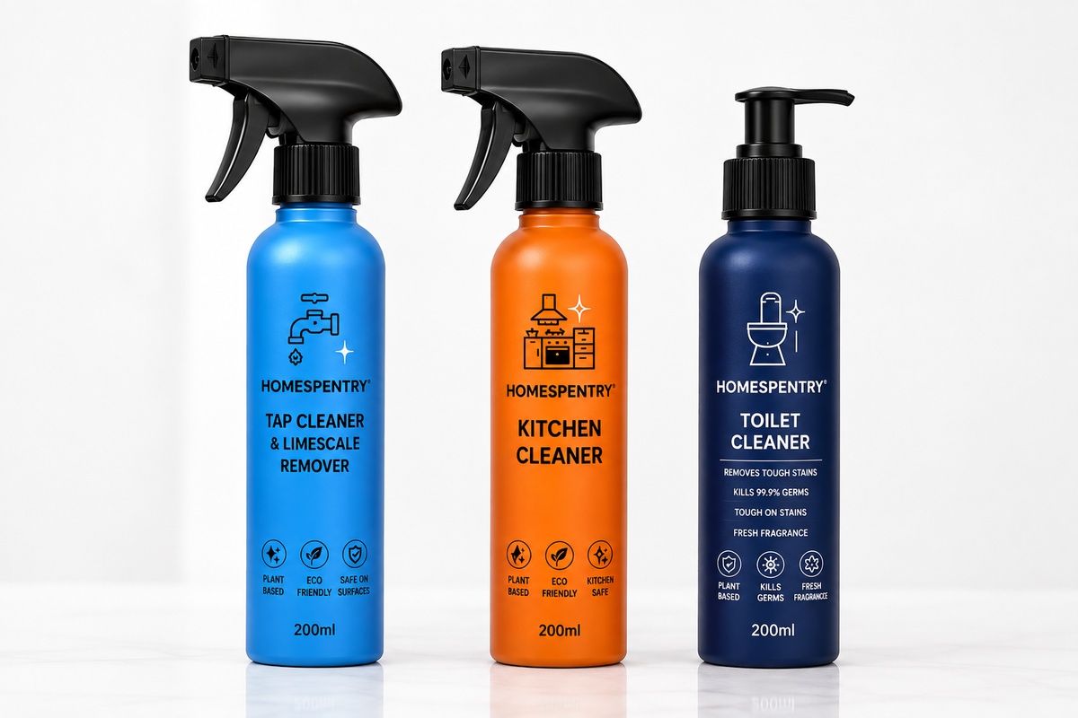 Powerful 3-Pack – Toilet, Tap & Kitchen Cleaner