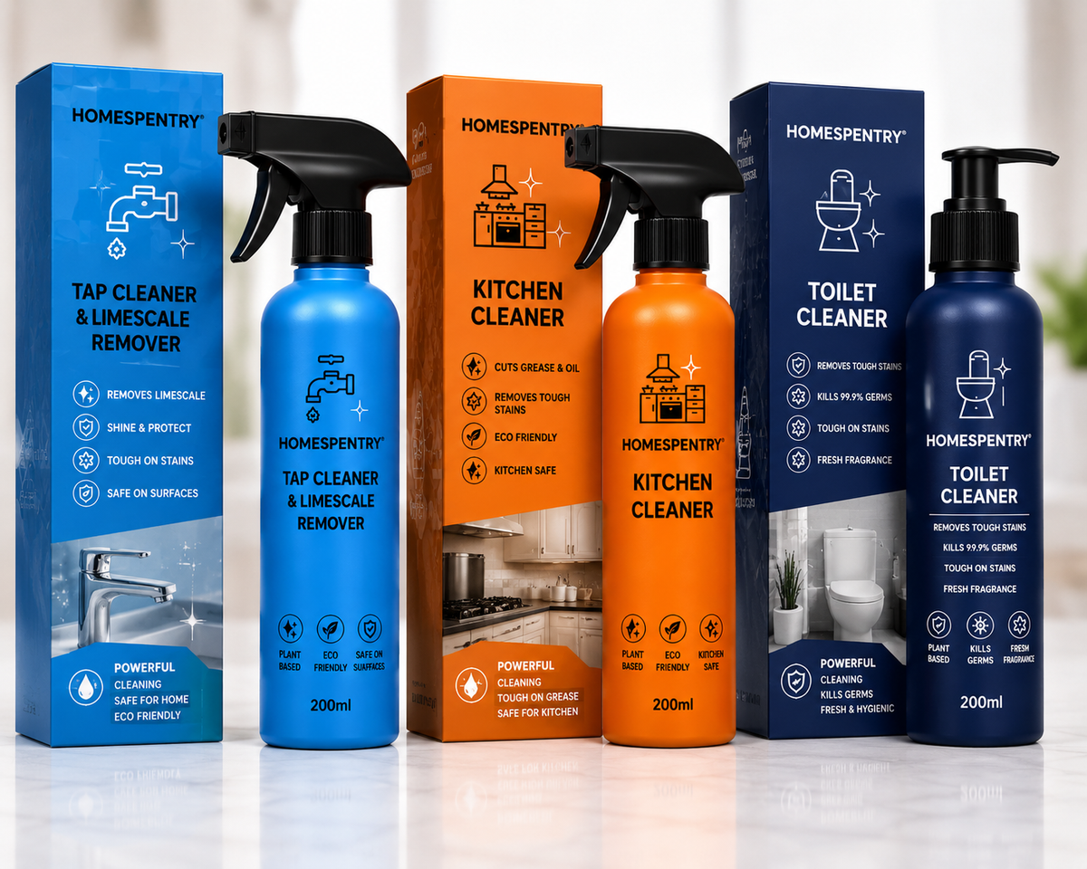 Powerful 3-Pack – Toilet, Tap & Kitchen Cleaner