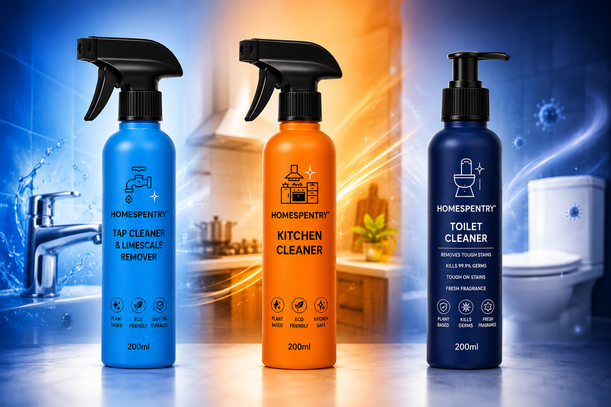 Powerful 3-Pack – Toilet, Tap & Kitchen Cleaner