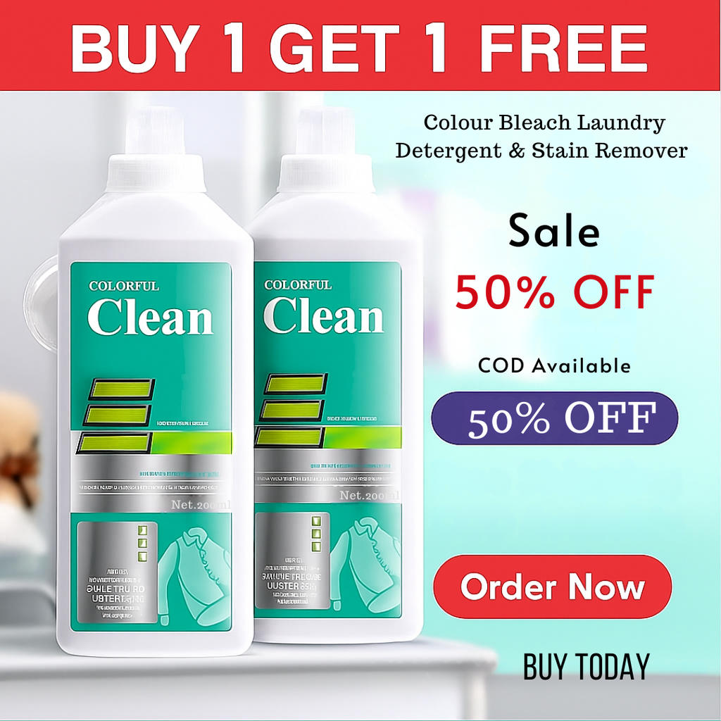 Colour Bleach Laundry Detergent & Stain Remover  (Pack of 2)