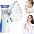 Portable Mesh Nebulizer, Silent and Compact Nebulizer Machine for Adult and Kids