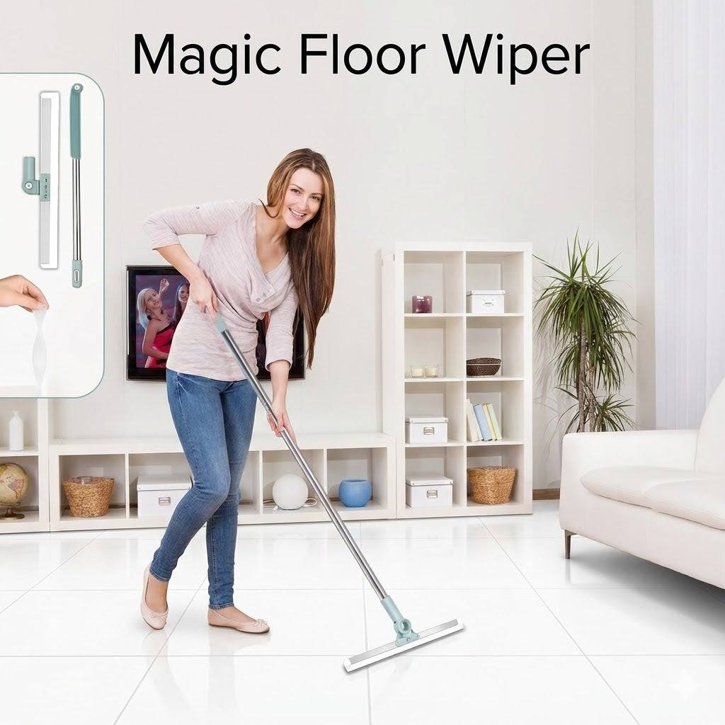 Multipurpose Wiper | Adjustable Silicon Blade | 180° Rotating Head